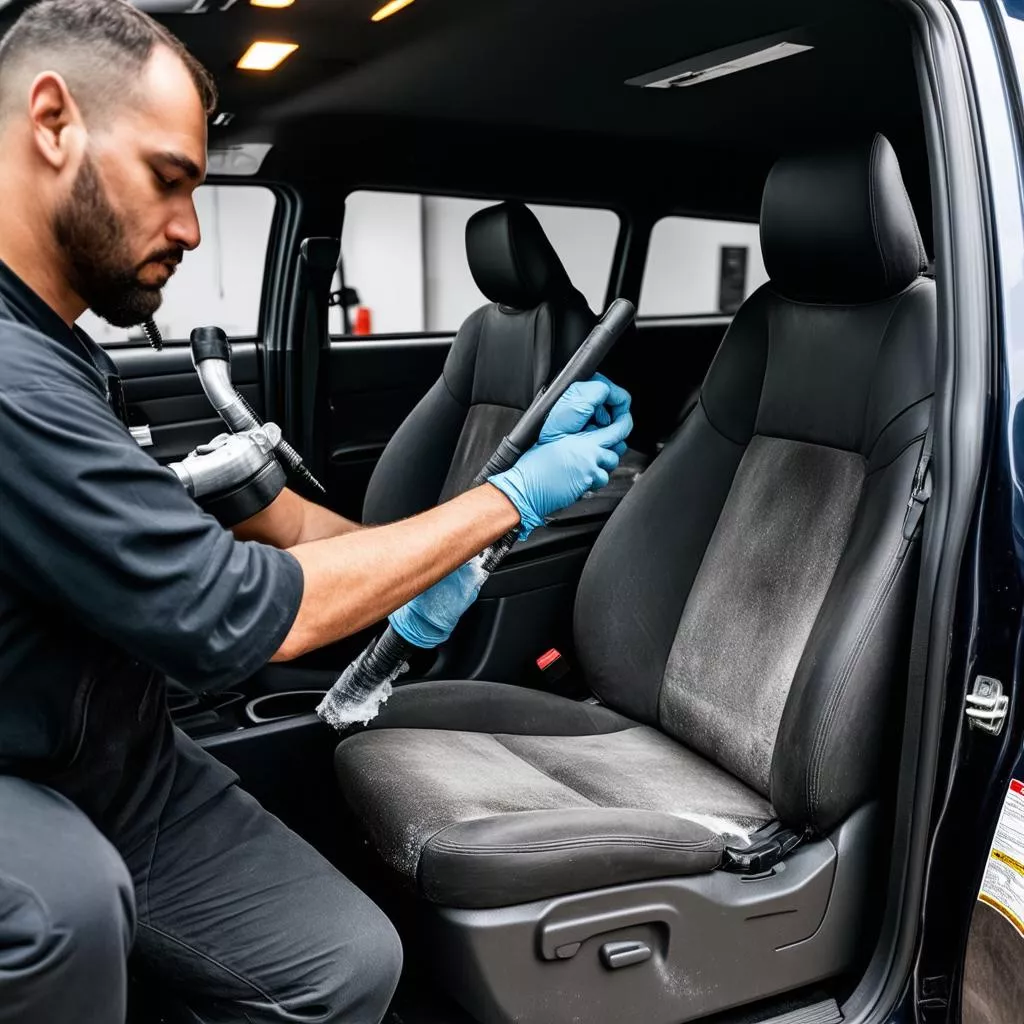 Bí quyết tẩy ghế da ô tô sáng bóng như mới - XE TẢI HÀ NỘI