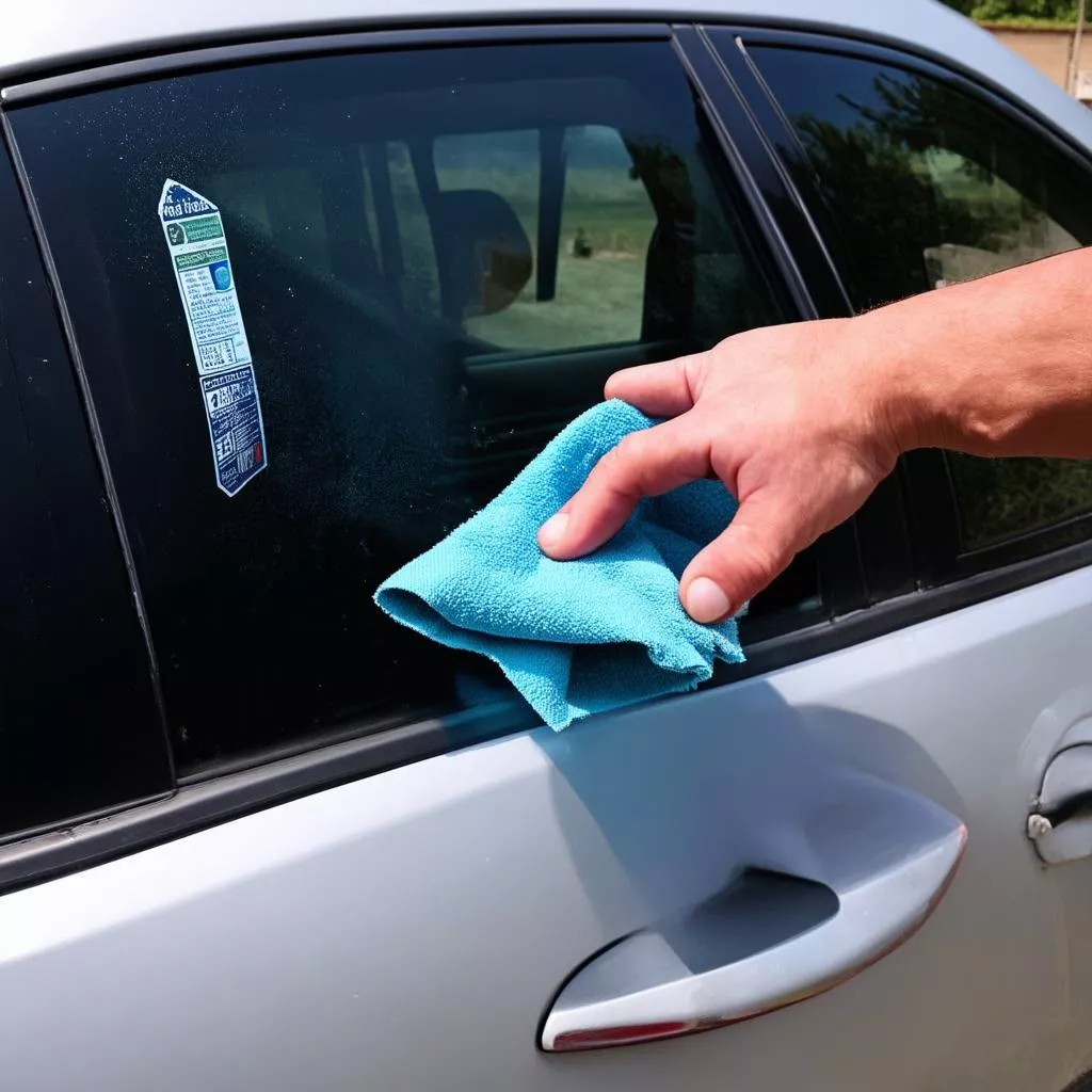 Come Rimuovere la Colla dai Vetri dell'Auto: Veloce, Efficace e Sicuro