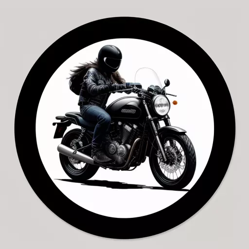 Unique Motorcycle Warning Sticker