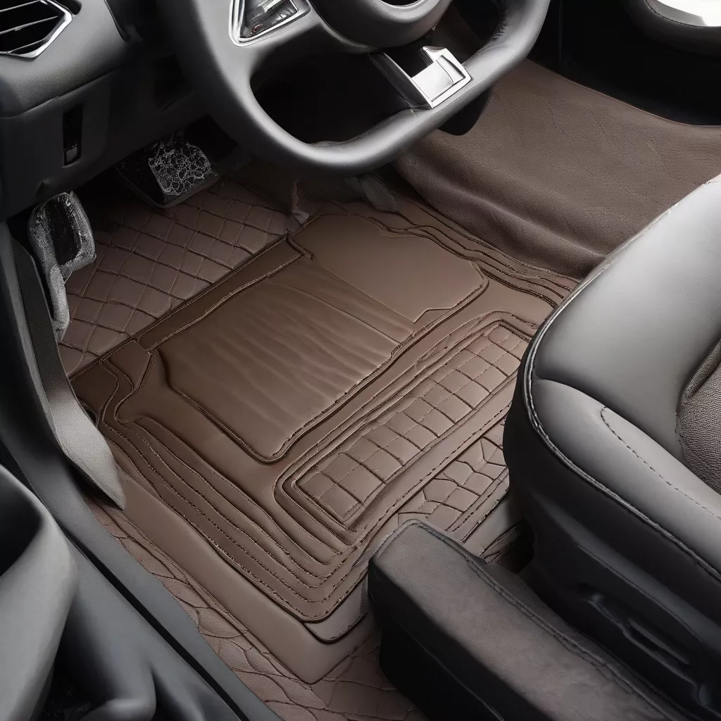 Thảm trải sàn ô tô da