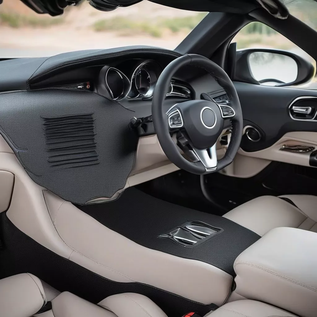 Thảm trải taplo ô tô: Bảo vệ xế yêu, tăng thẩm mỹ và phong thủy