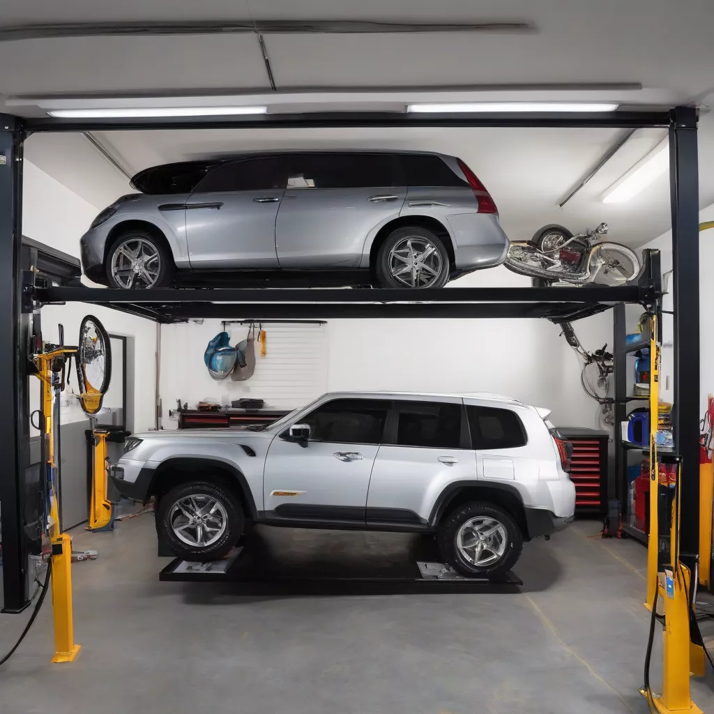 Thang Nâng Ô Tô: Vật Bất Ly Thân Của Mọi Gara Xe Tải