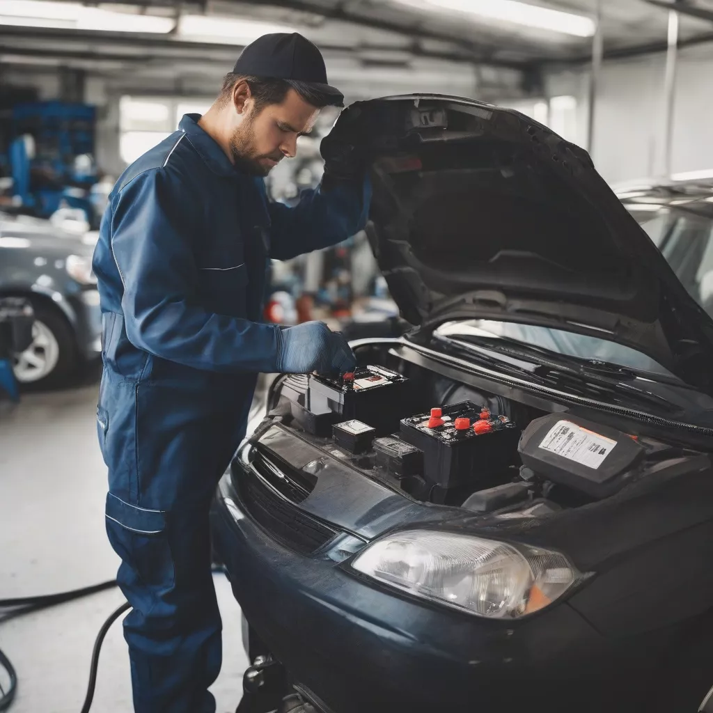 Thay ắc quy ô tô