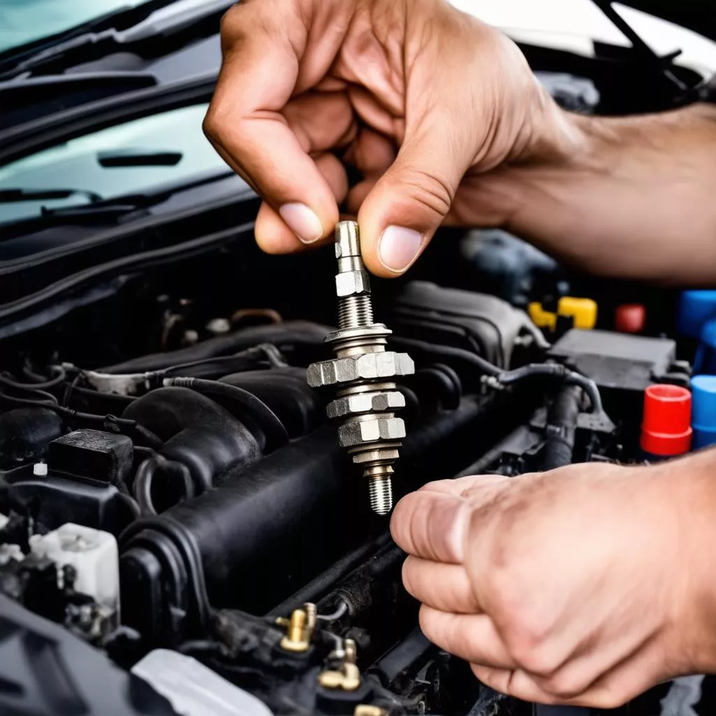 Replacing NGK Spark Plugs in a Truck