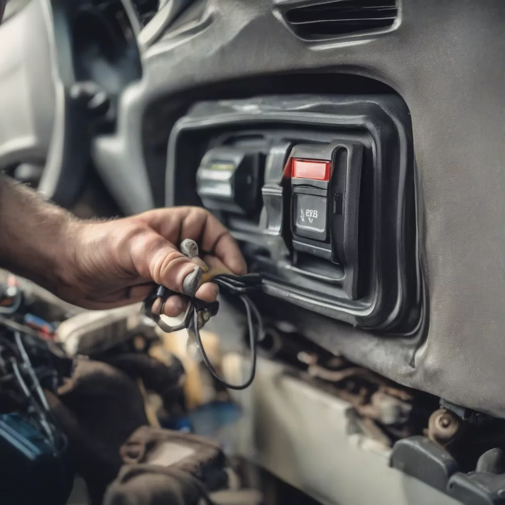 Replacing a car light switch