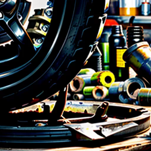 Vidange de l'huile de pont d'un camion