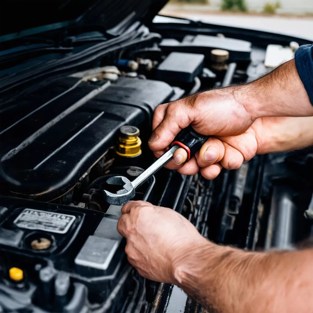 Thay dầu máy xe ô tô