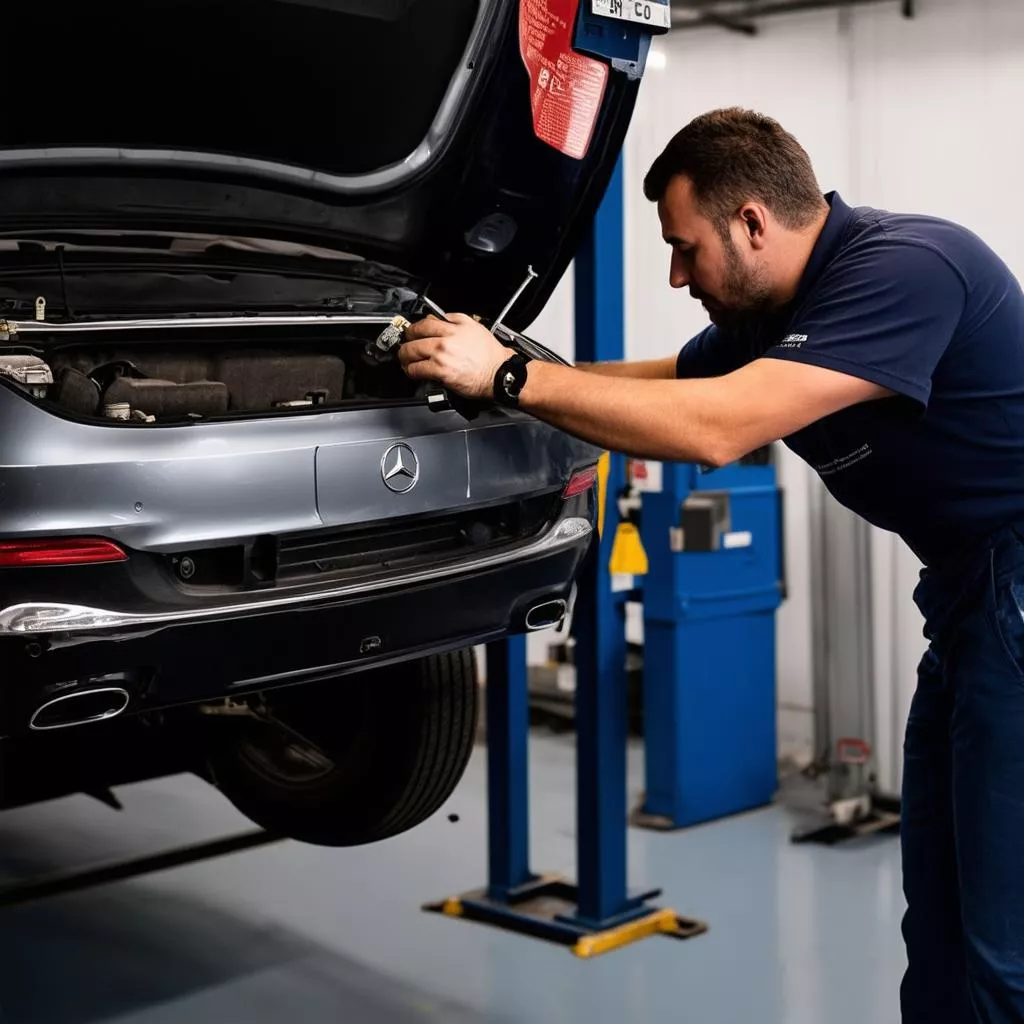 Mercedes-Benz oil change