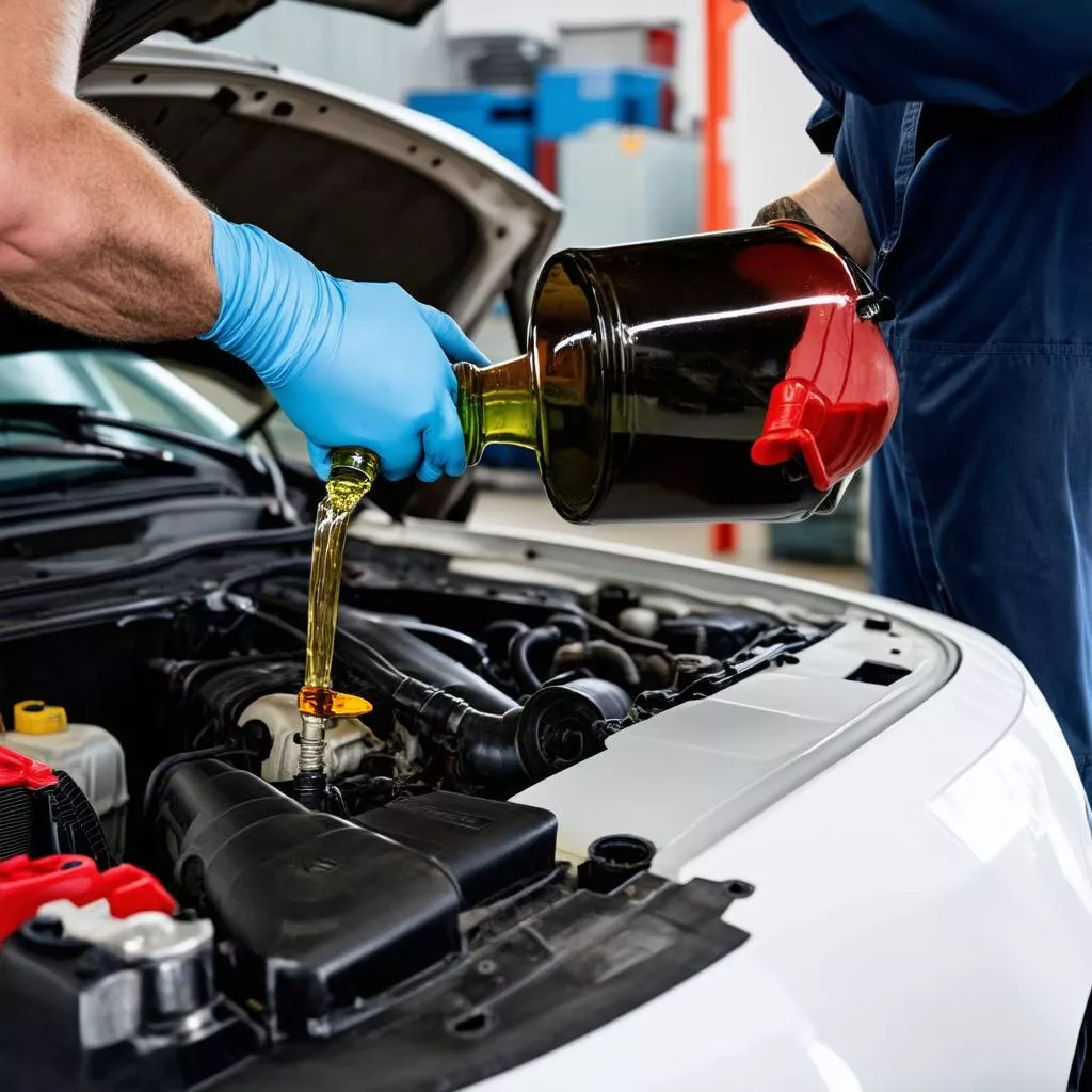 गियर ऑयल बदलना