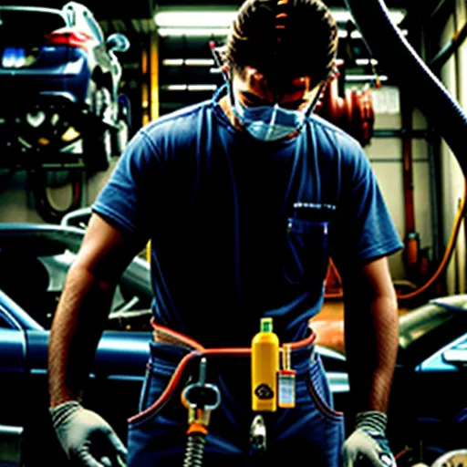 Thay dây curoa điều hòa xe ô tô