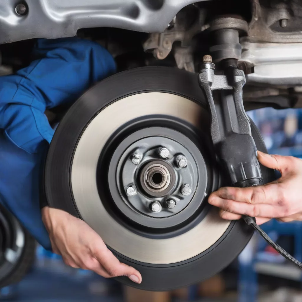 Thay đĩa phanh ô tô