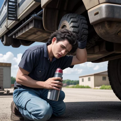 Thay giảm chấn xe tải