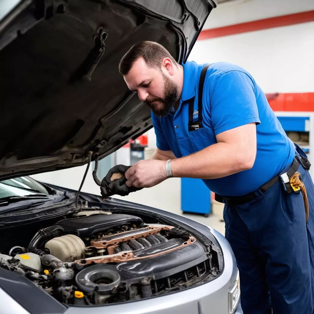 Thay gioăng mặt máy ô tô