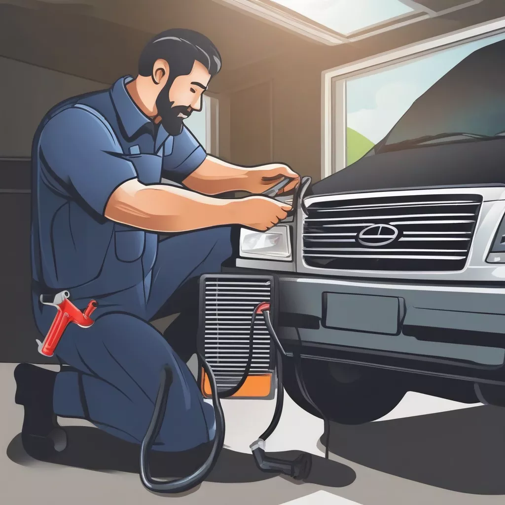 Remplacement d'un compresseur de climatisation