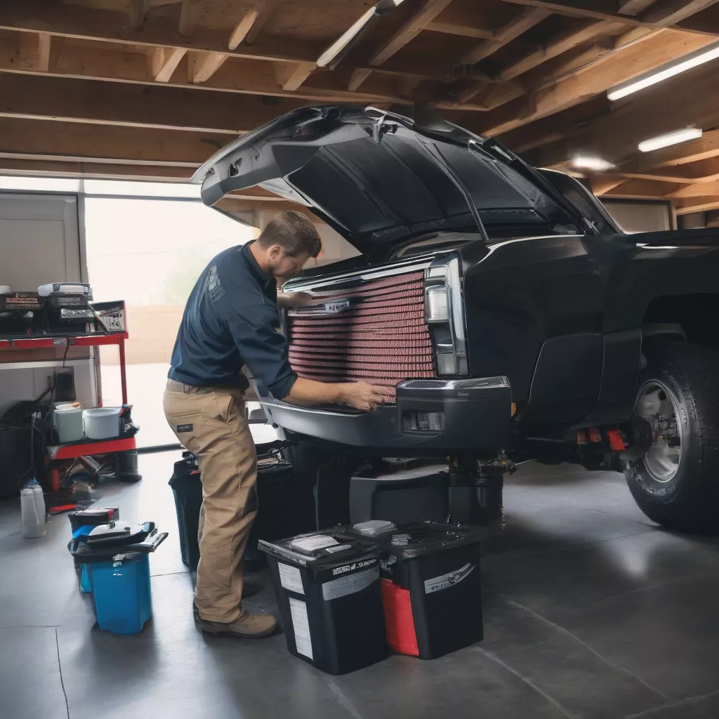 Thay lọc ô tô tại gara