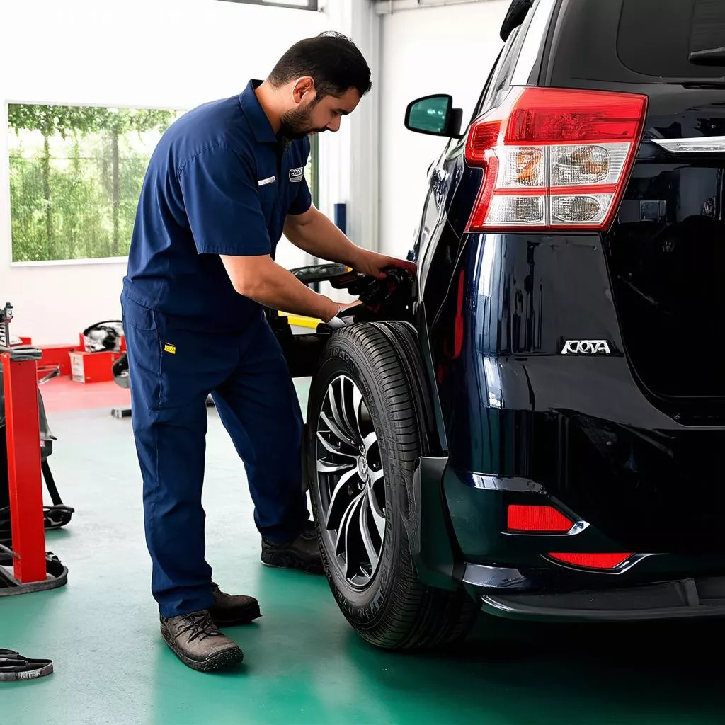 Toyota Innova Tire Replacement