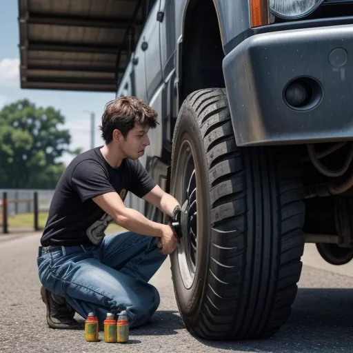 トラックタイヤ交換時期の目安：ドライバー必見！