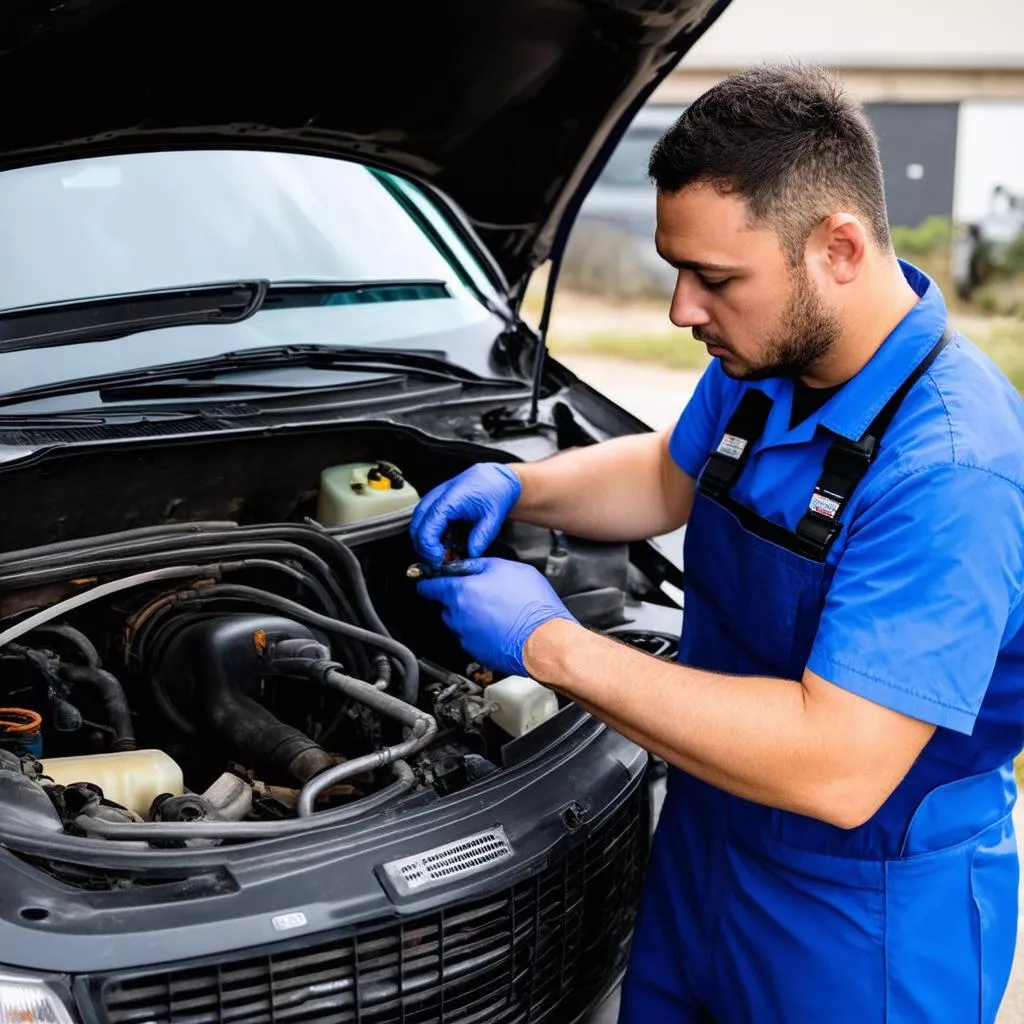 Truck AC Compressor Replacement