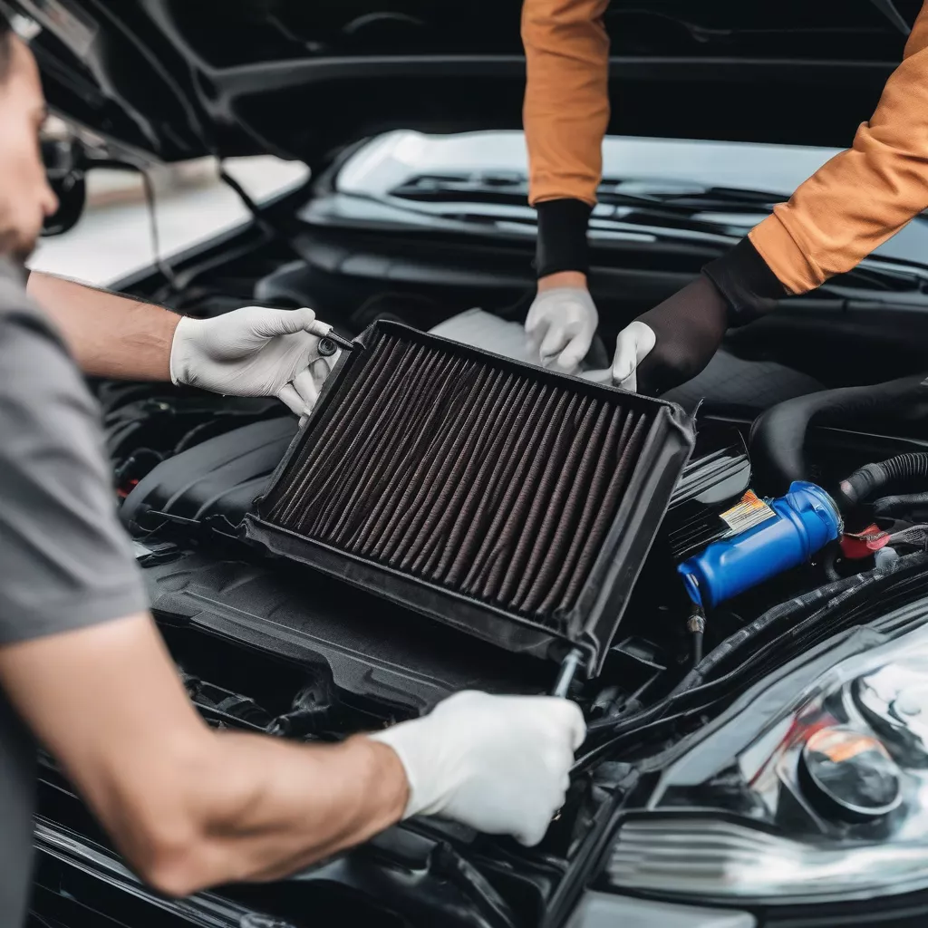 Thay Màng Lọc Không Khí Ô Tô