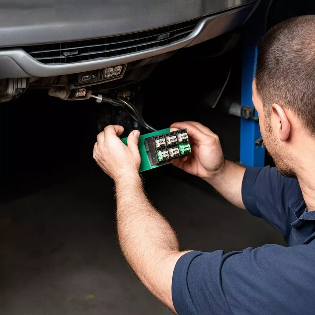 Replacing a car turn signal relay