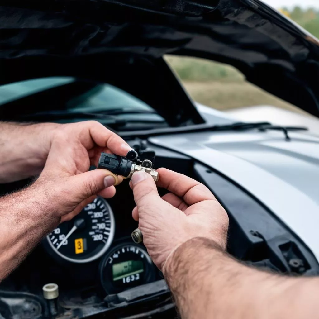 Thay thế cảm biến công tơ mét ô tô