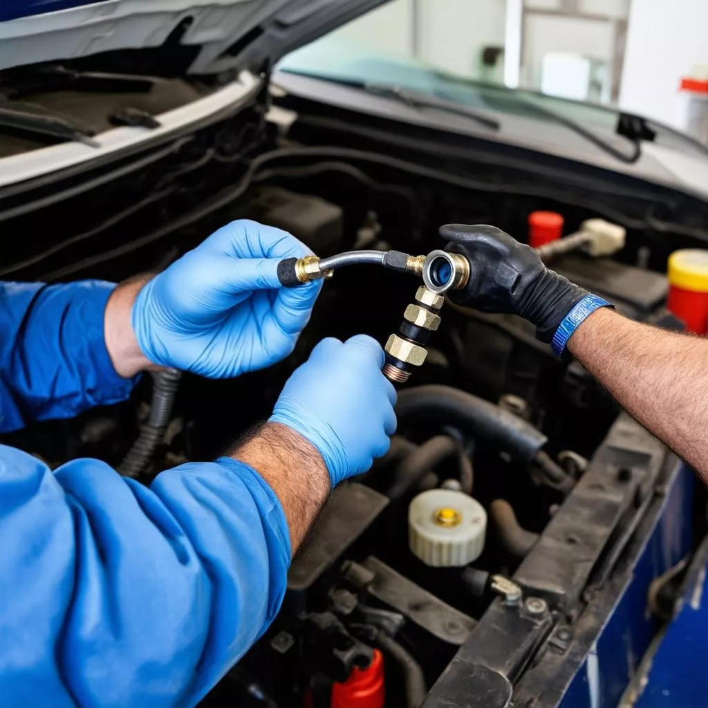 Thay thế cảm biến oxy xe ô tô