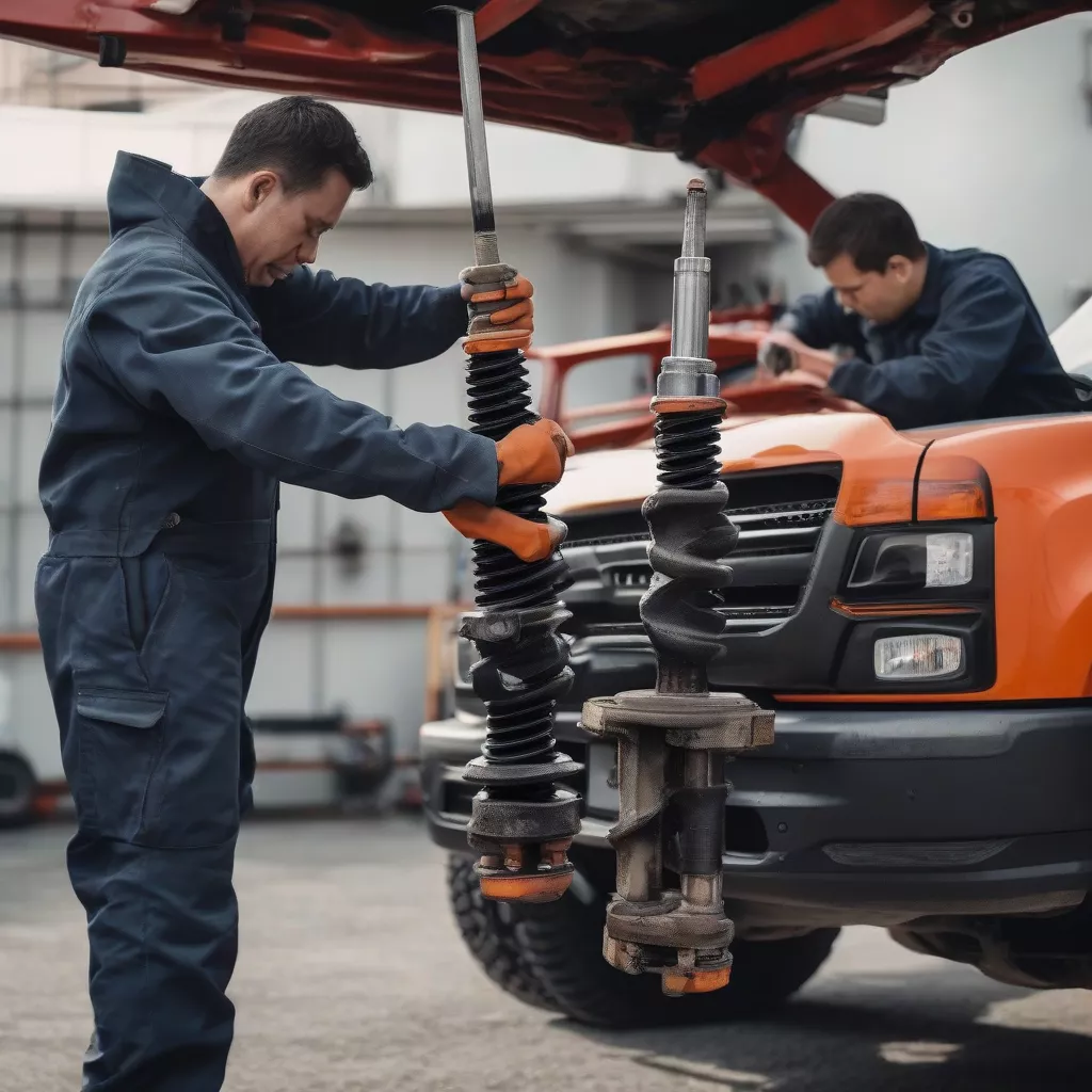 Thay thế giảm xóc ô tô