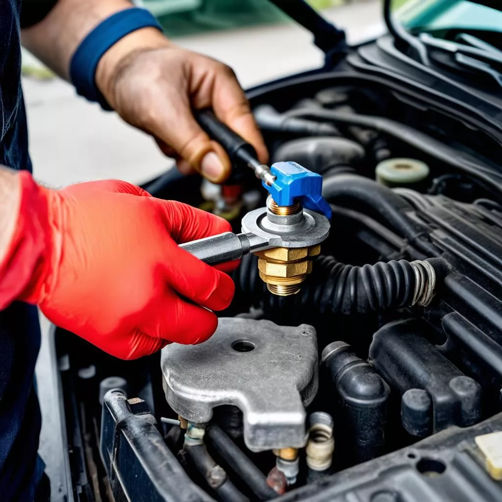 Replacing an A/C Expansion Valve