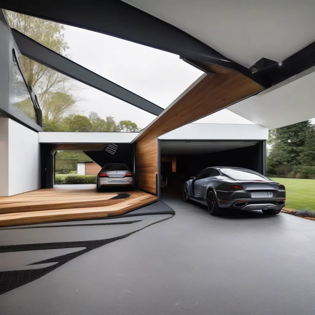 Thiết kế cầu dẫn ô tô vào nhà: Giải pháp tối ưu cho không gian hiện đại