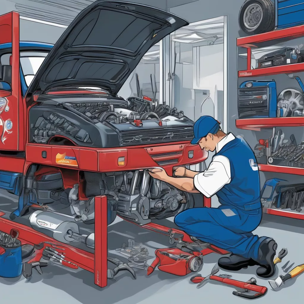 Thơ về thợ sửa xe ô tô