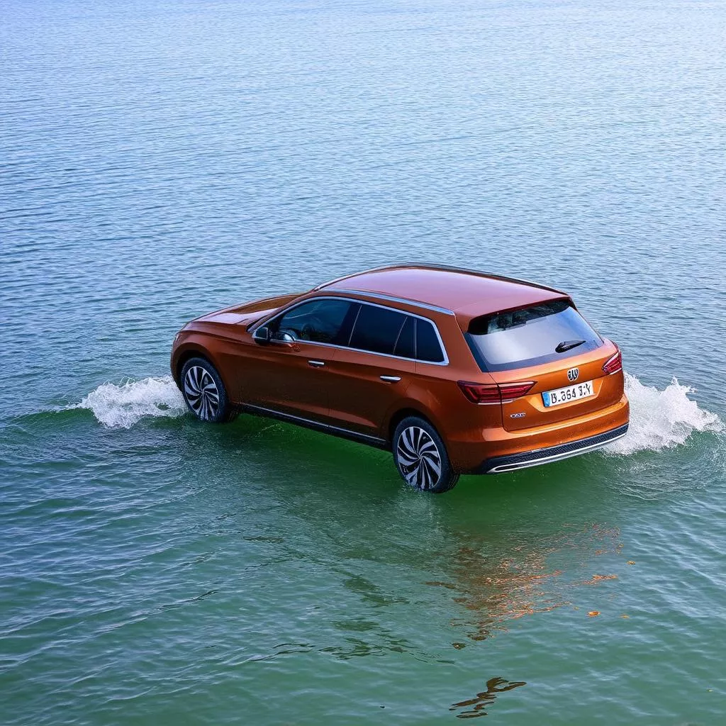 Thoát hiểm khi ô tô lao xuống nước