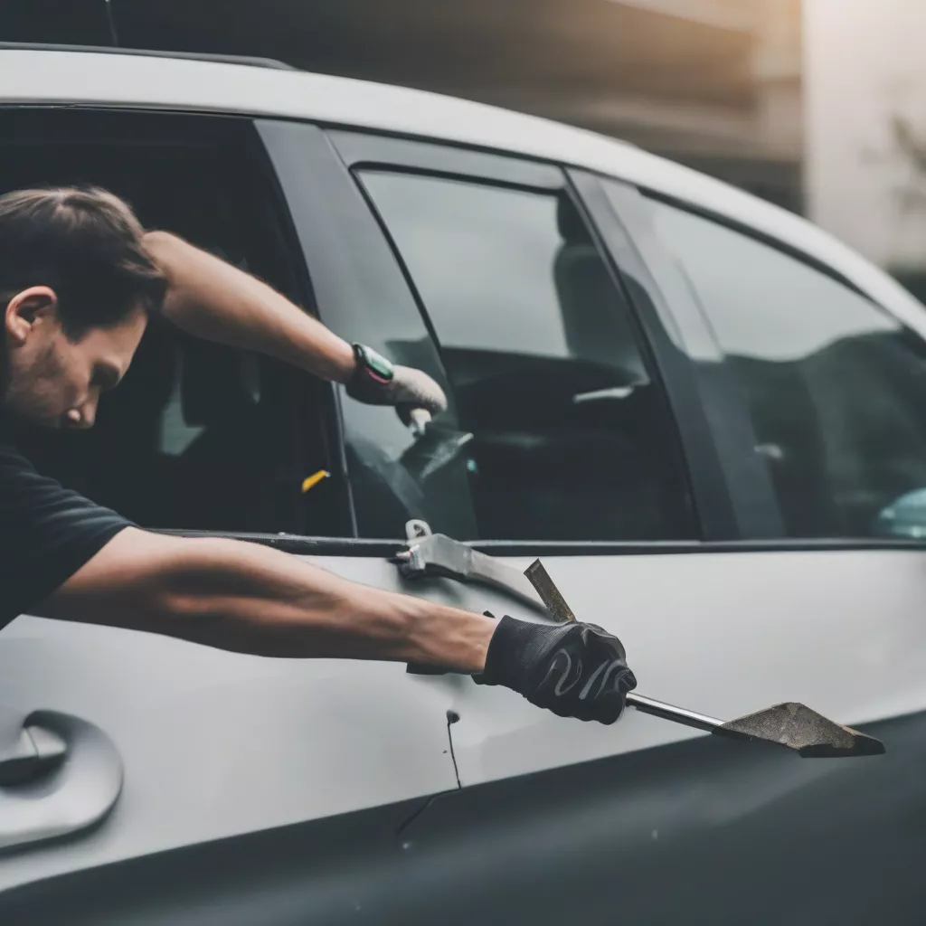 Escaping from a locked car