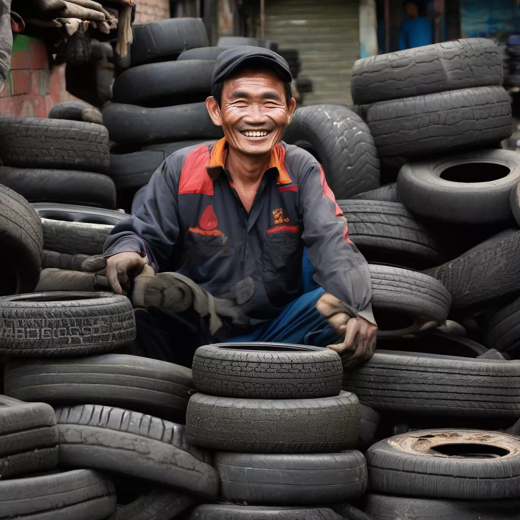 Sell Used Tires in Hanoi: Turn Trash into Cash