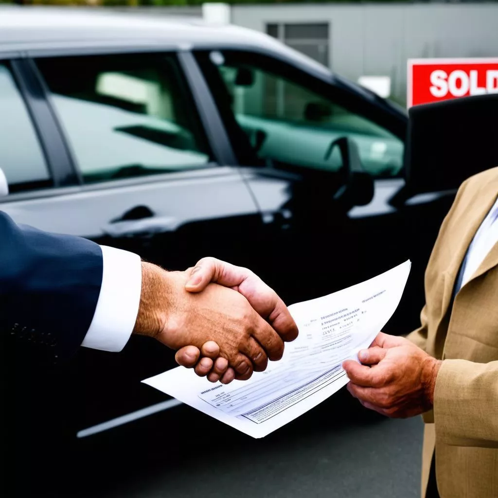Used car financing process