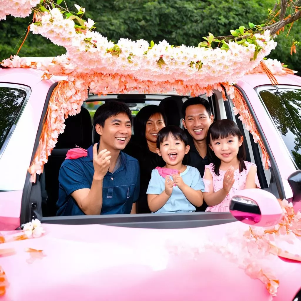 Thuê xe ô tô Tết: Vui Xuân trọn vẹn, an toàn cùng gia đình