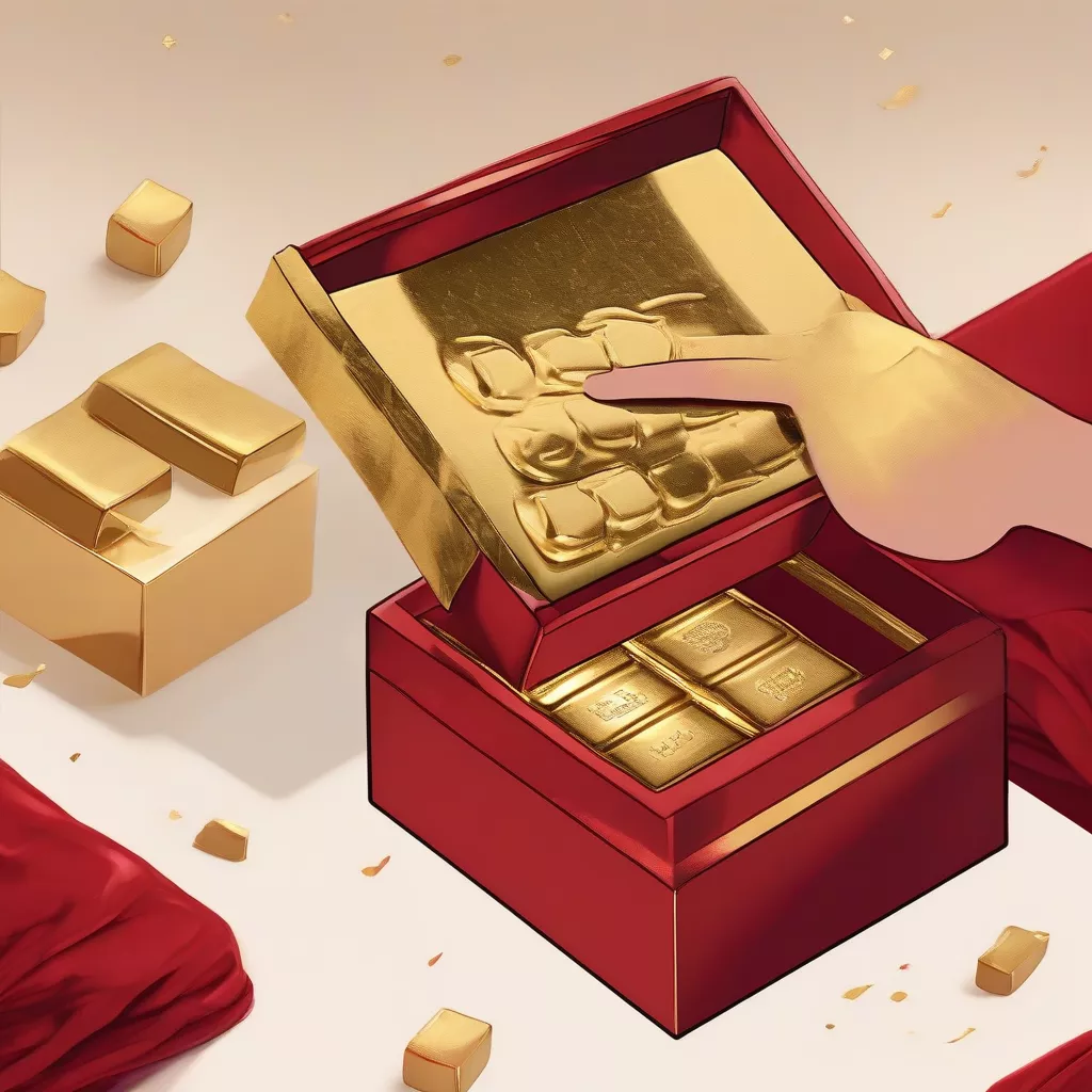 Hình ảnh người cất giữ chỉ vàng SJC 9999