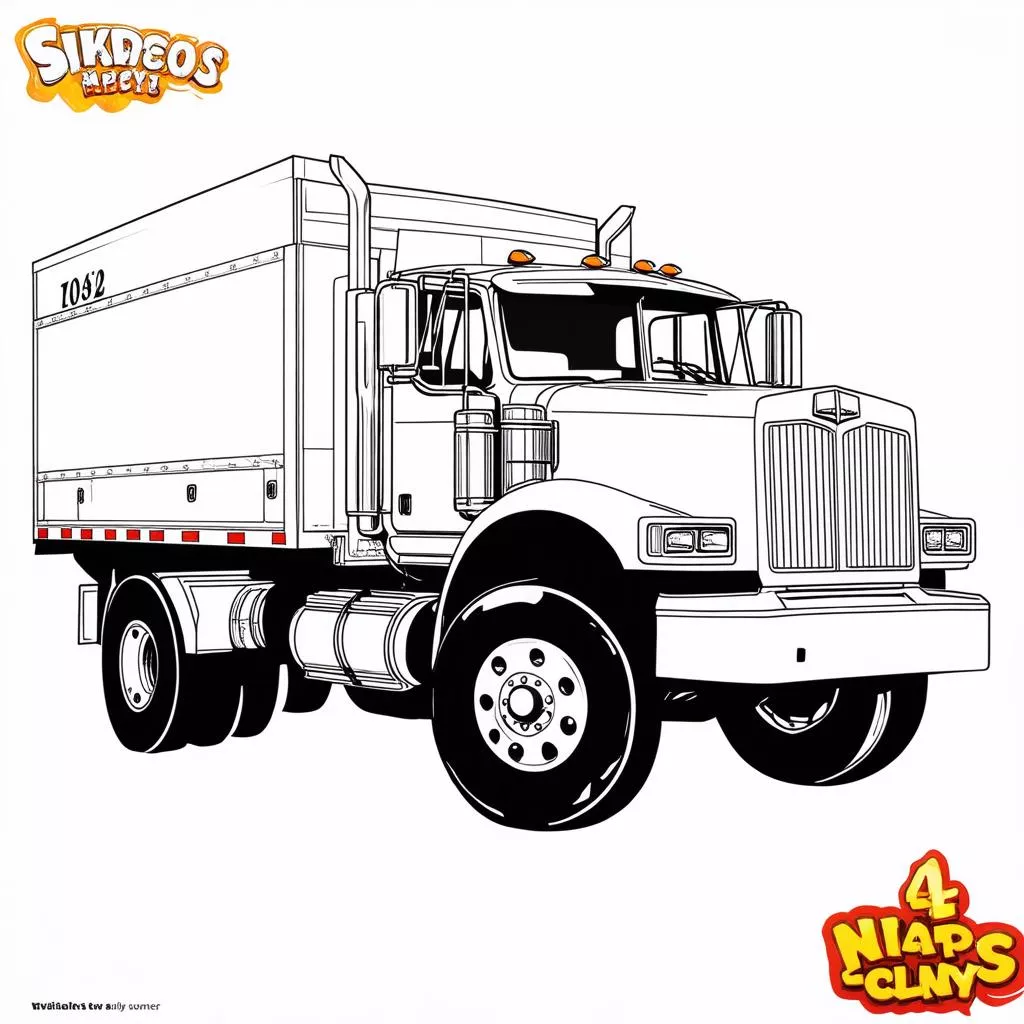 卡车涂色：挥洒创意，打造威武运输车