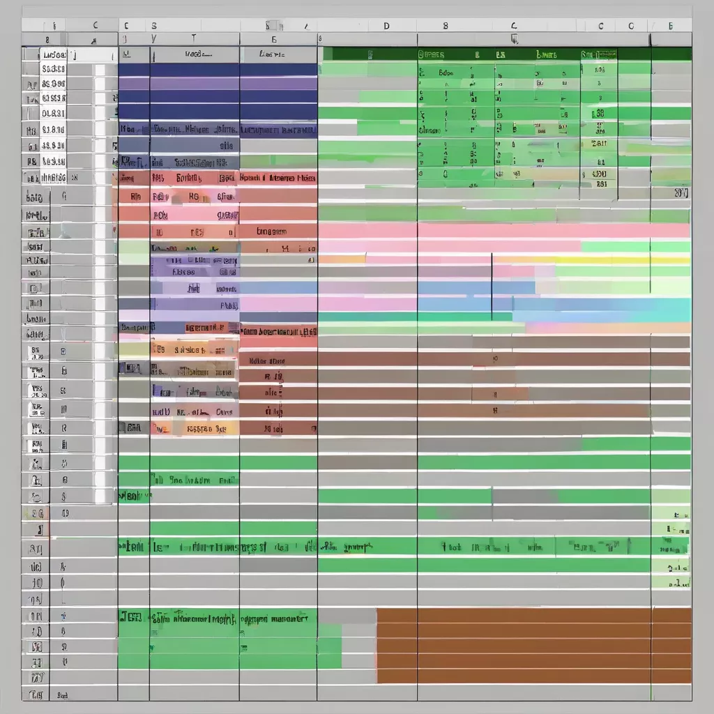 Applying alternating row colors in Excel