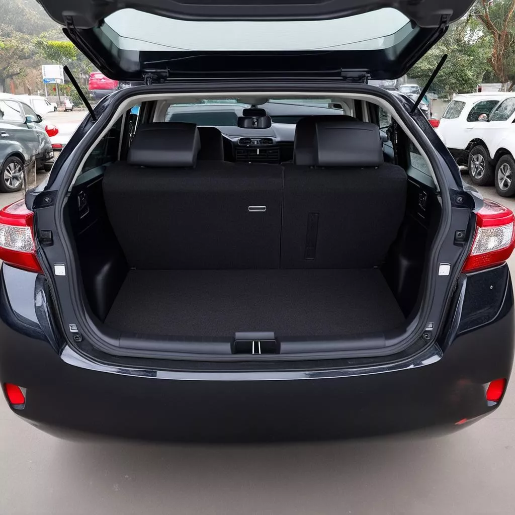 丰田威驰后备箱