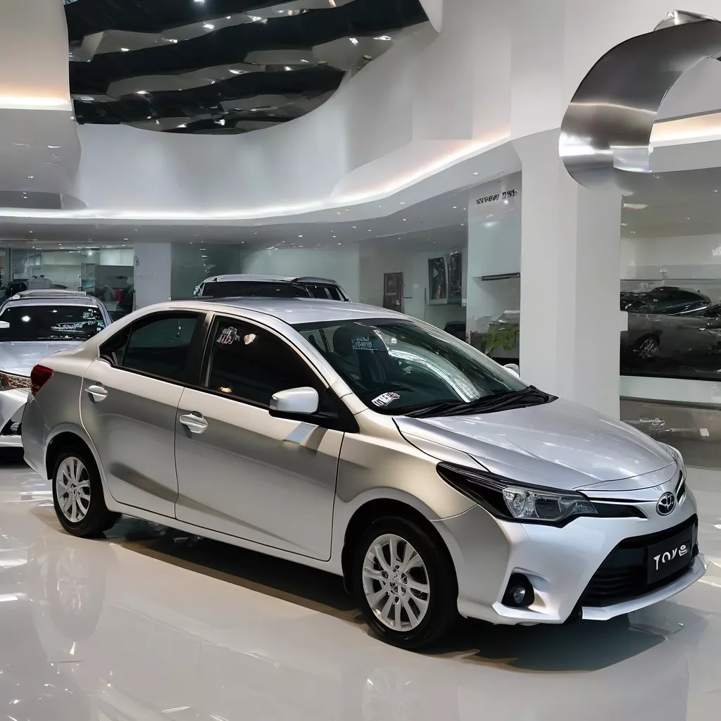 Silver Toyota Vios