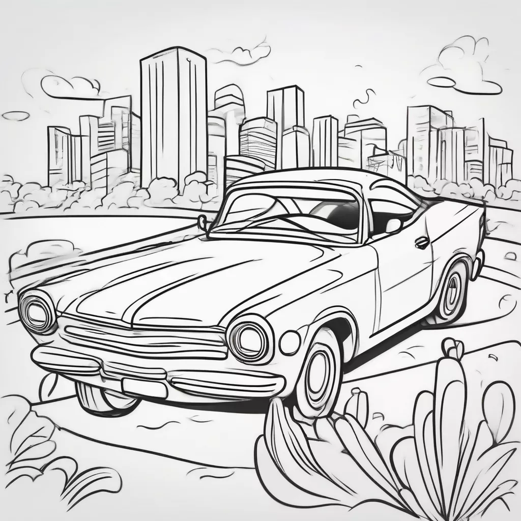 Car Coloring Pages for Kids: Fueling Creativity and Passion