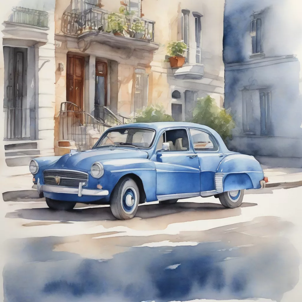 Gambar Truk Berwarna Biru