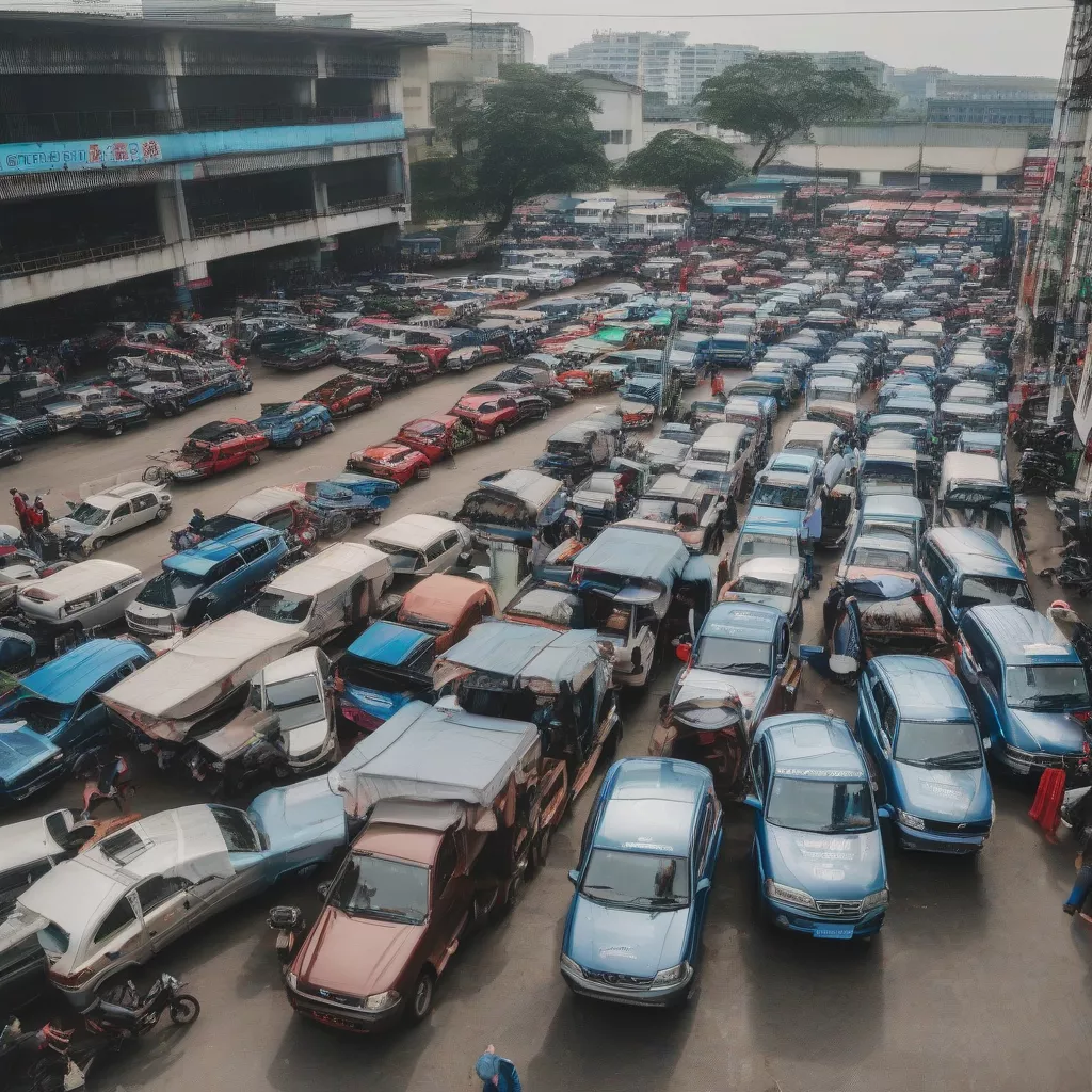 Vehicle inspection center in Hanoi