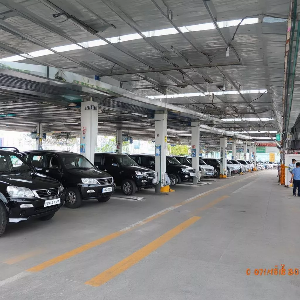 Vehicle inspection center in Da Nang