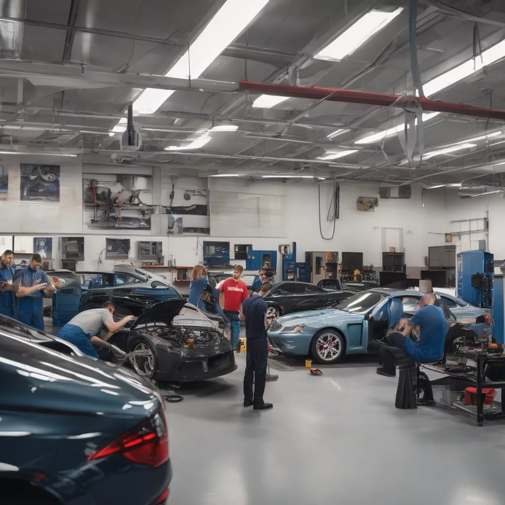 Car repair training center