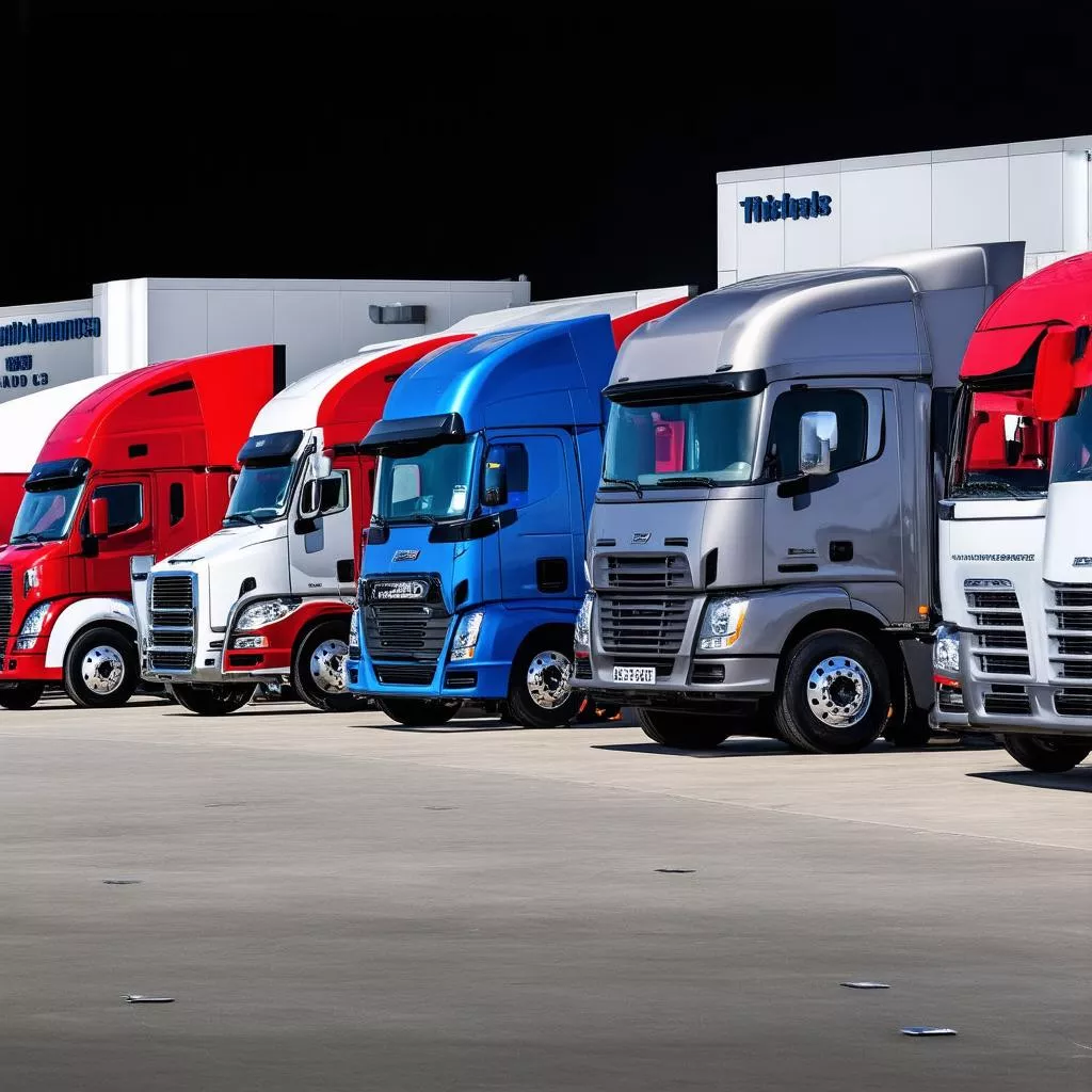 Trung tâm mua bán xe tải hiện đại