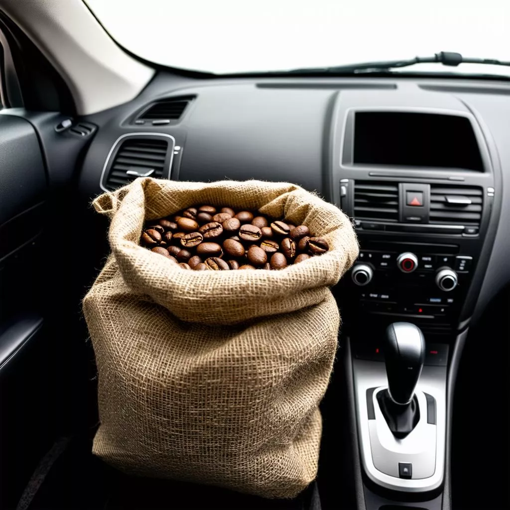 Túi cafe khử mùi ô tô: Giải pháp thơm xe, tỉnh táo mọi cung đường
