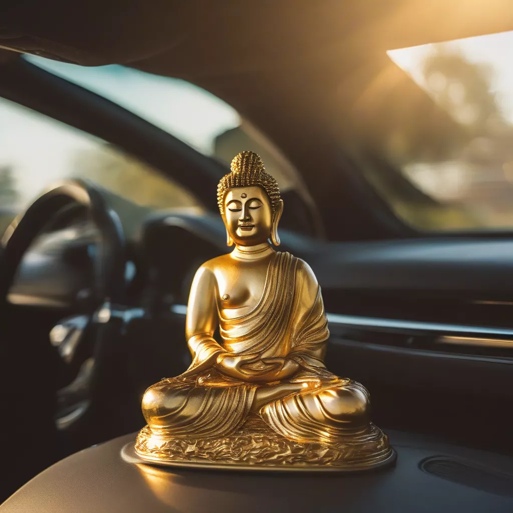 Estátuas de Buda para Carros: Paz em Cada Viagem