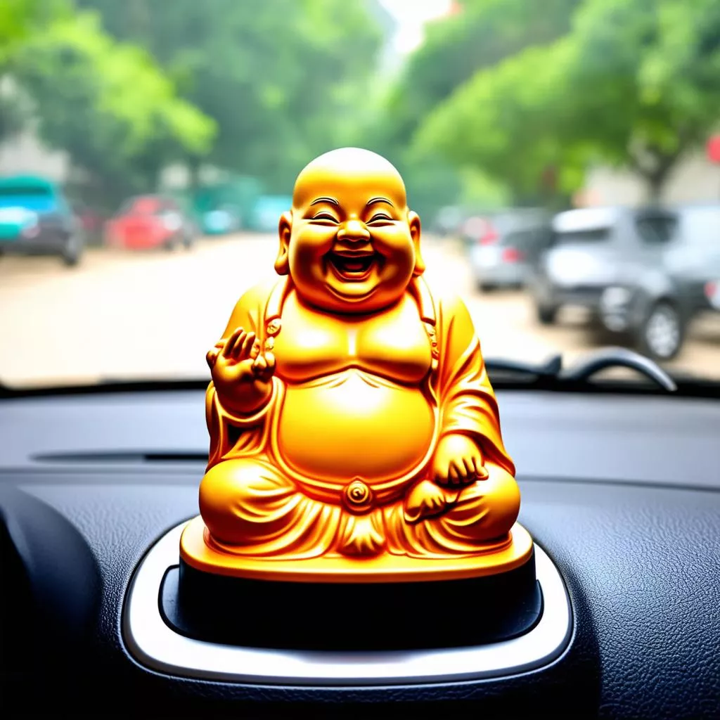 Tượng Phật Trang Trí Xe Ô Tô: Mang Bình An Trên Mọi Nẻo Đường
