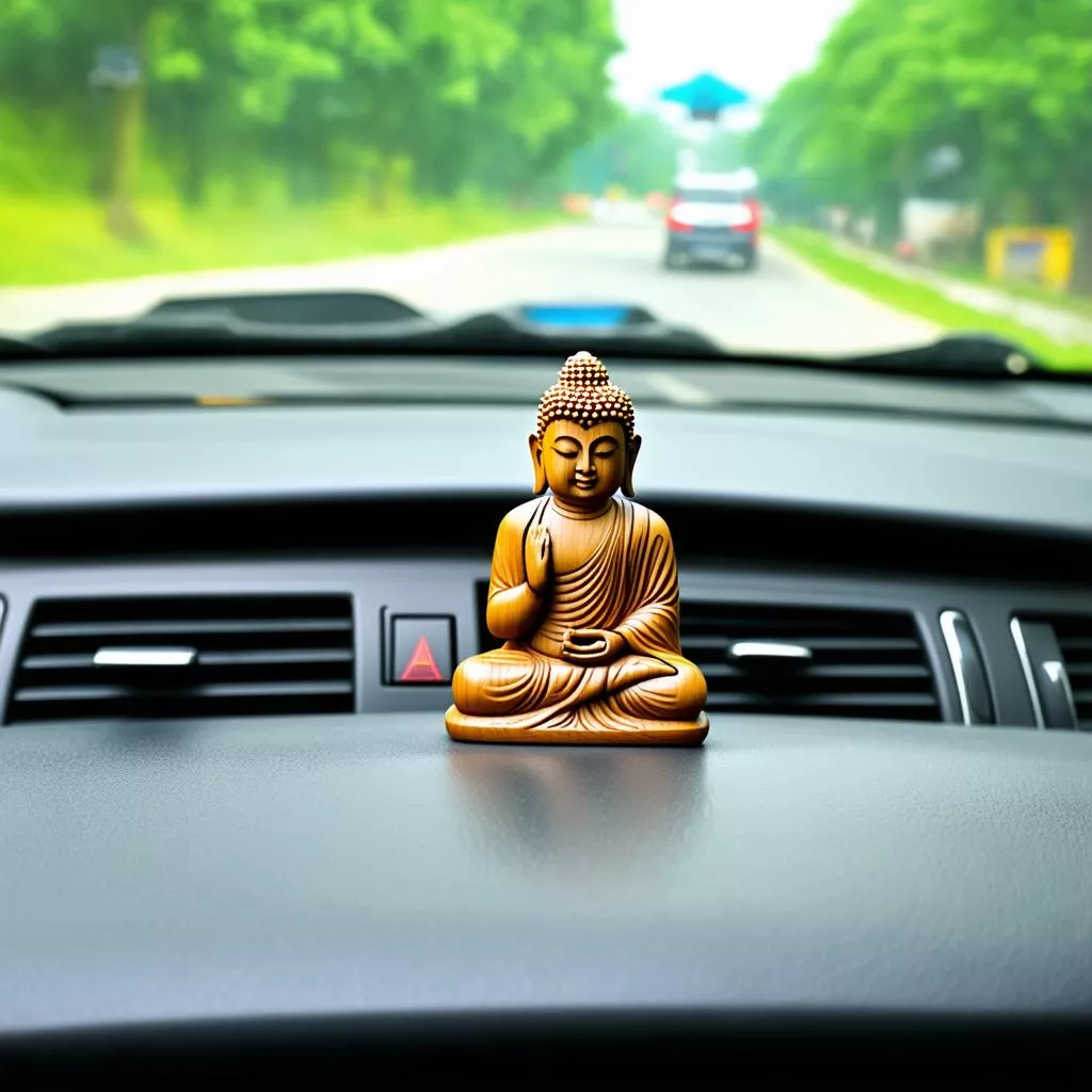 Tượng Phật Gỗ Để Xe Ô Tô: Tâm Linh & May Mắn Cho Mọi Nẻo Đường